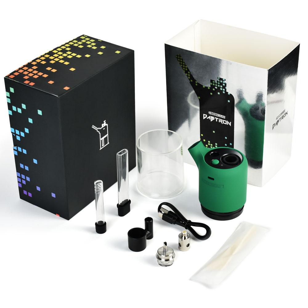 Portable Dabtron Electric Dab eRig with vibrant packaging and essential accessories