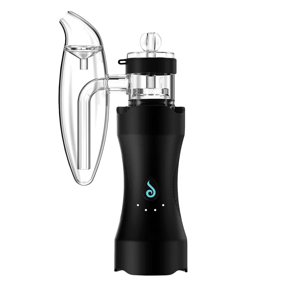 Black handheld wine aerator for enhancing your Electric Dab Rig experience