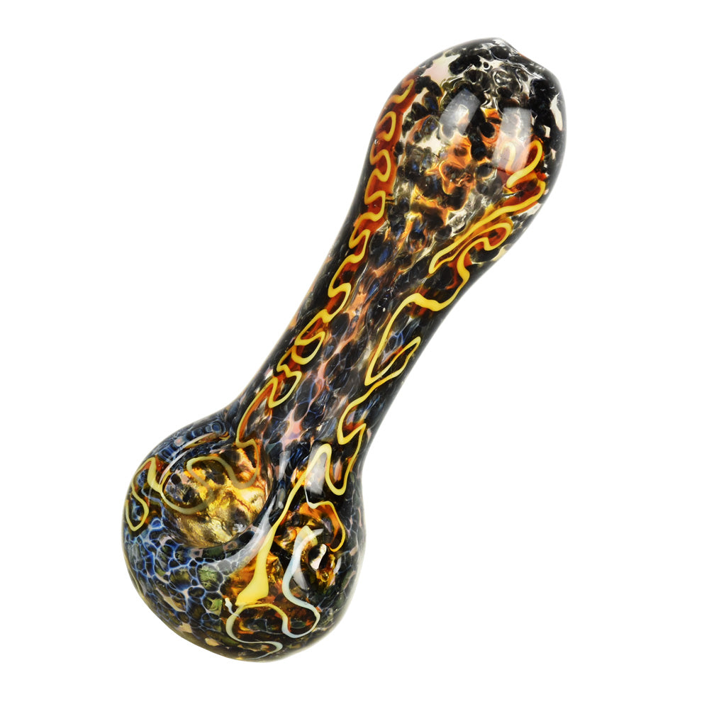 Elevate Your Experience with the Fritted Squiggle Glass Spoon Pipe