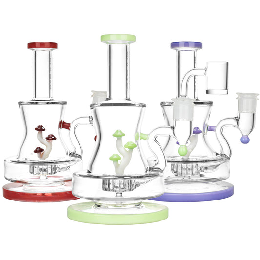 Colorful Pulsar Dab Rig featuring unique percolators for an elevated experience