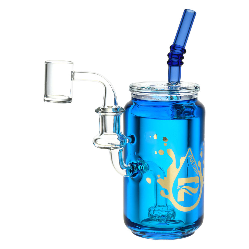 Elevate Your Experience with the Pulsar Soda Glycerin Dab Rig - Blue