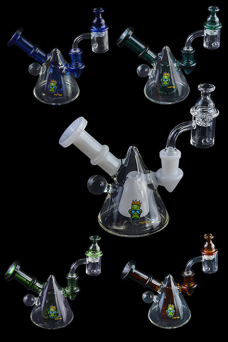 Elevate Your Experience with the Space King Glass Mini Rig!