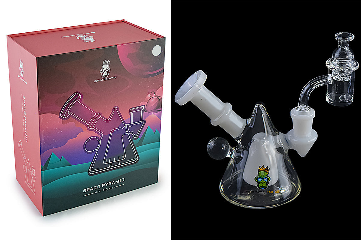 Elevate Your Experience with the Space King Glass Mini Rig!