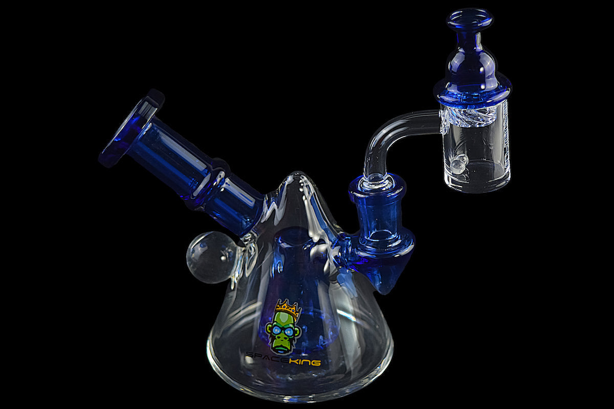 Elevate Your Experience with the Space King Glass Mini Rig!