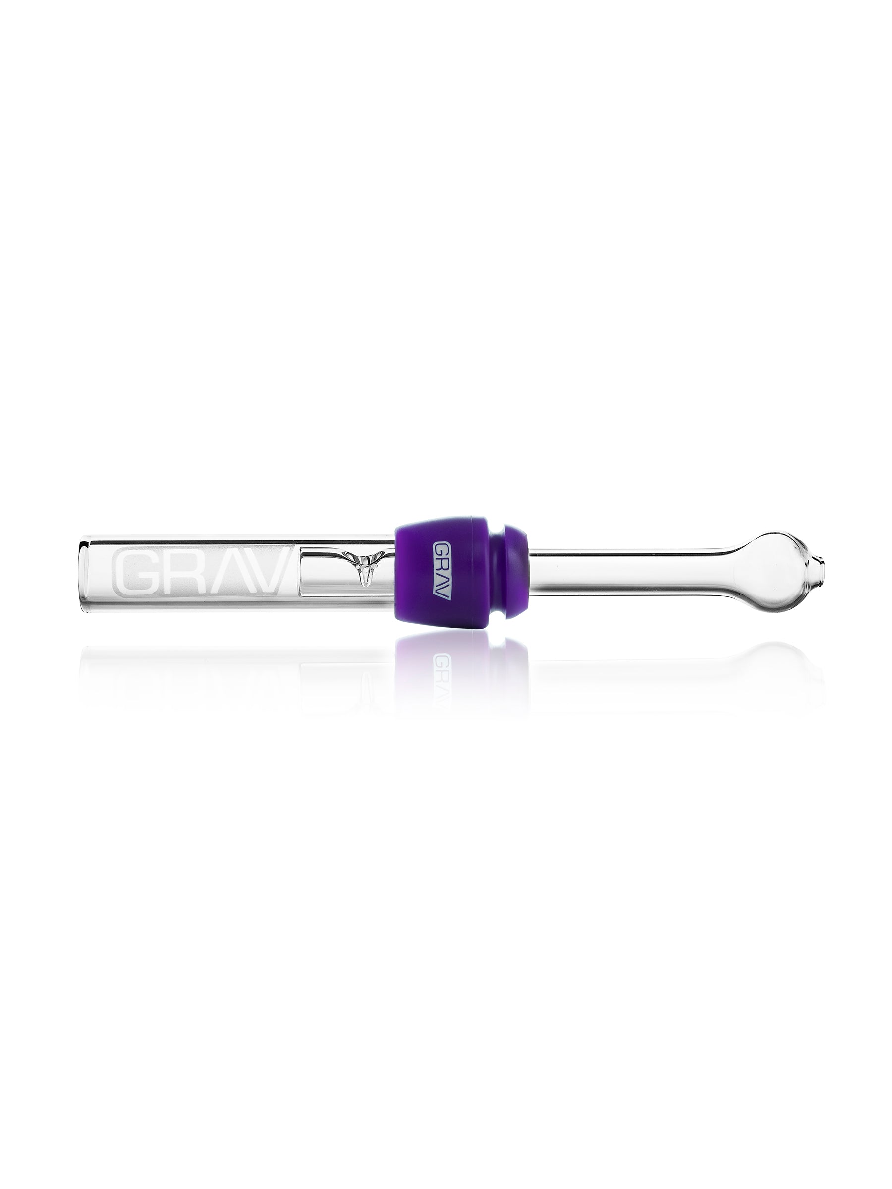 Elevate Your Sessions with the GRAV Glass Blunt and Silicone Grommet - Purple