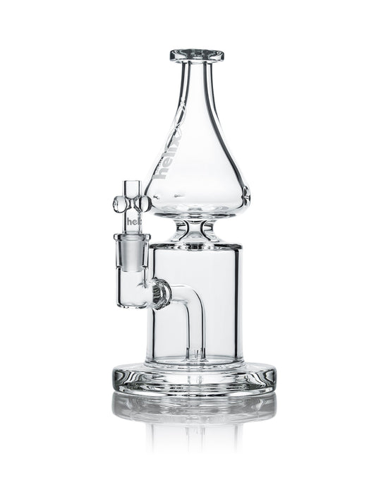 Elevate Your Smoking Experience with the Helix Clear Straight Base Water Pipe