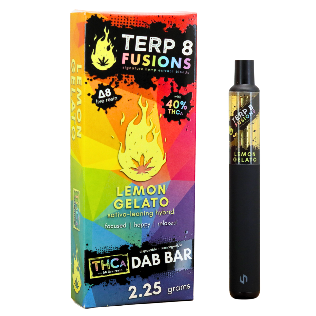 Energize Your Day with Lemon Gelato Live Resin Disposable Dab Bar