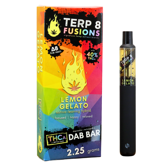 Energize Your Day with Lemon Gelato Live Resin Disposable Dab Bar