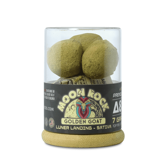 Experience Bliss with Premium Delta-8 Infused Golden Goat Moonrocks