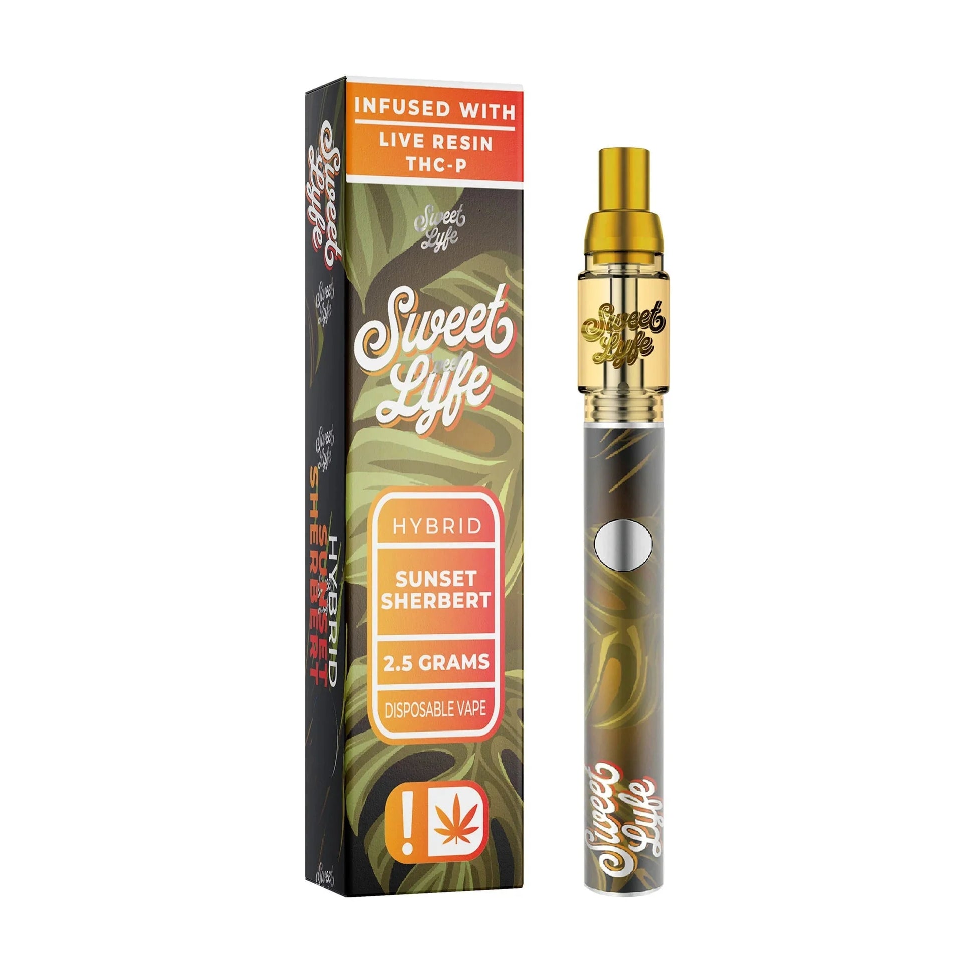 Experience Bliss with Sweet Lyfe Vape Pen - Sunset Sherbet Indica - One Pack