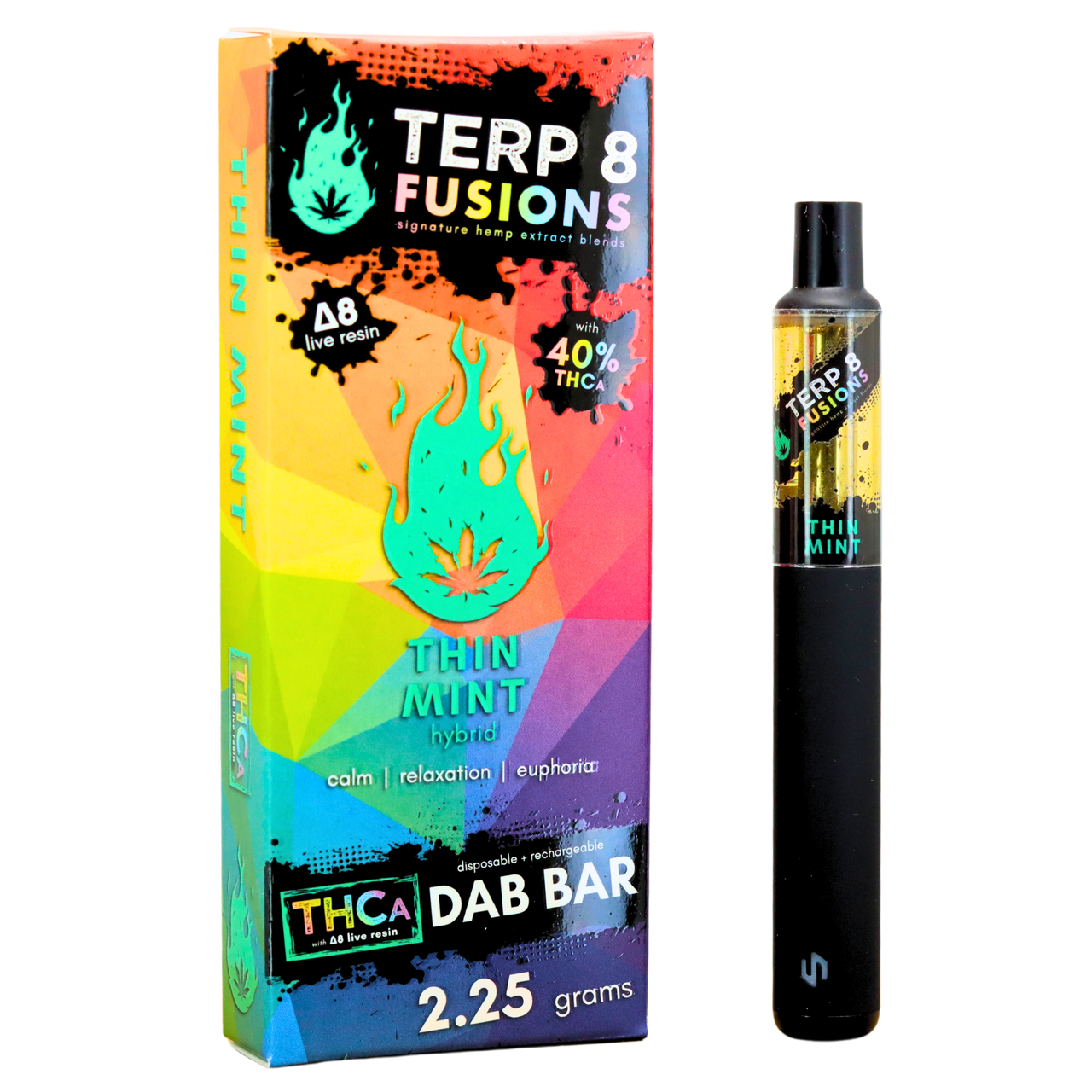 Experience Euphoria with Thin Mint Live Resin Disposable Dab!