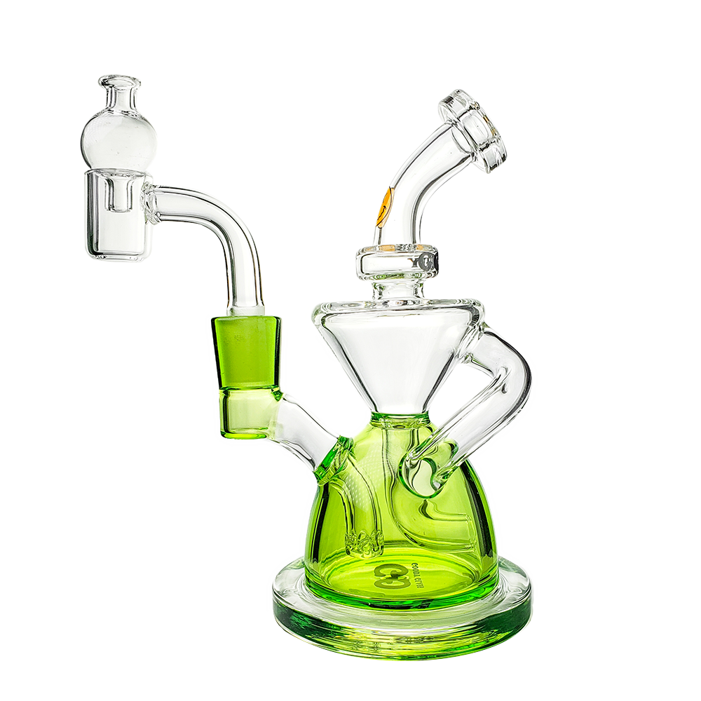 Experience Flavorful Hits with Goody Glass Mini Rigs - Buy Delta 8 Now! - Slime Green