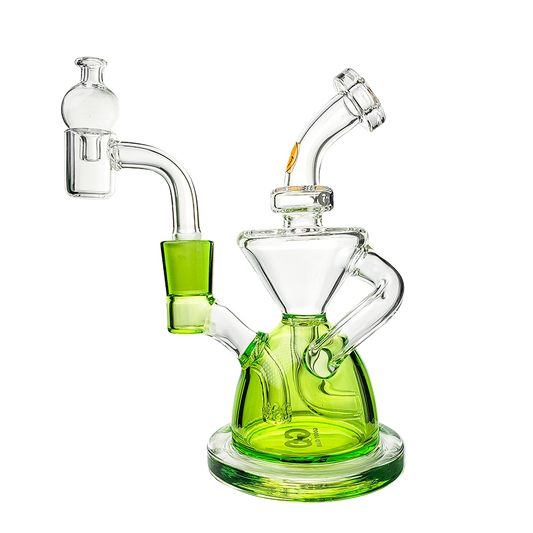 Experience Flavorful Hits with Goody Glass Mini Rigs - Buy Delta 8 Now! - Slime Green