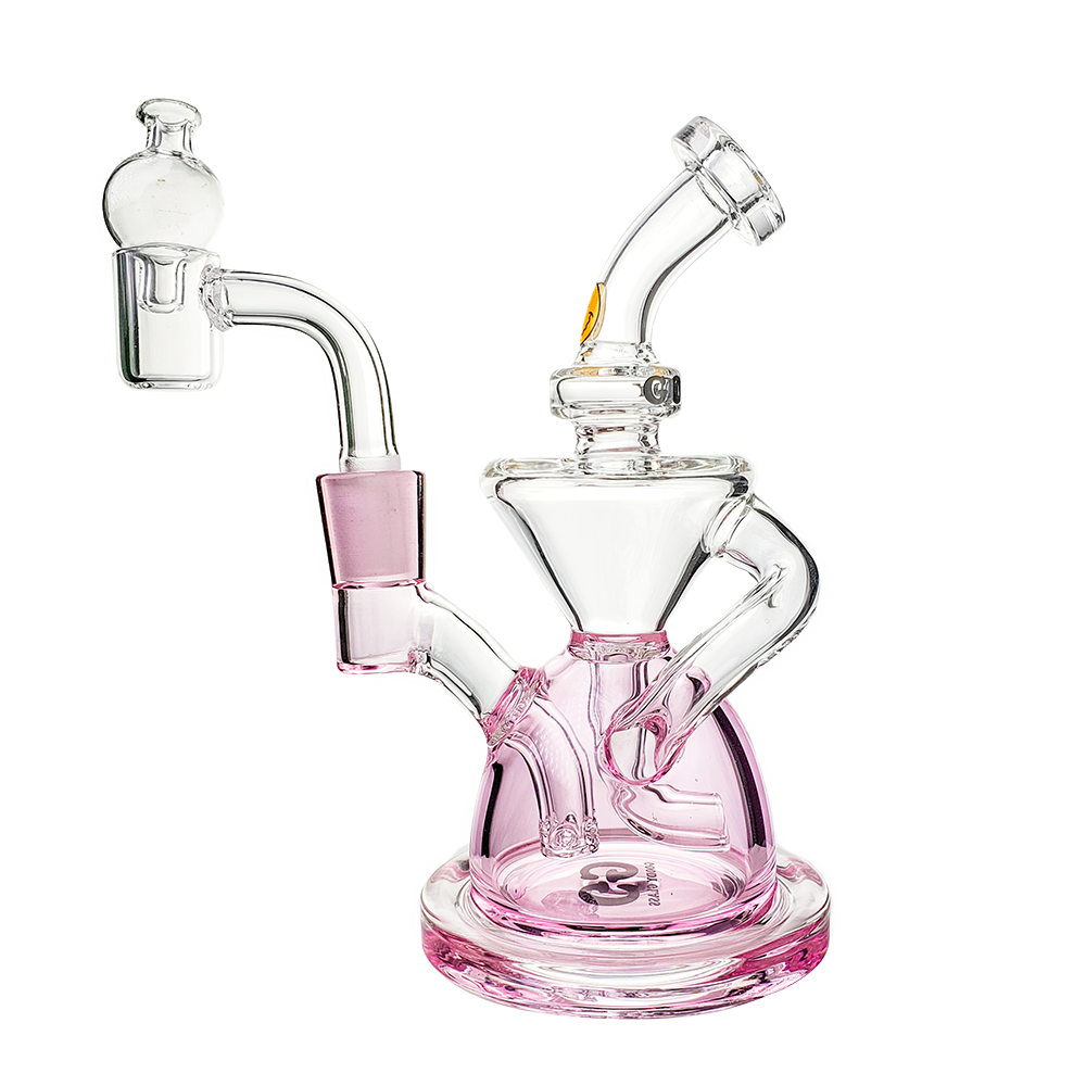 Experience Flavorful Hits with Goody Glass Mini Rigs - Buy Delta 8 Now! - Pink