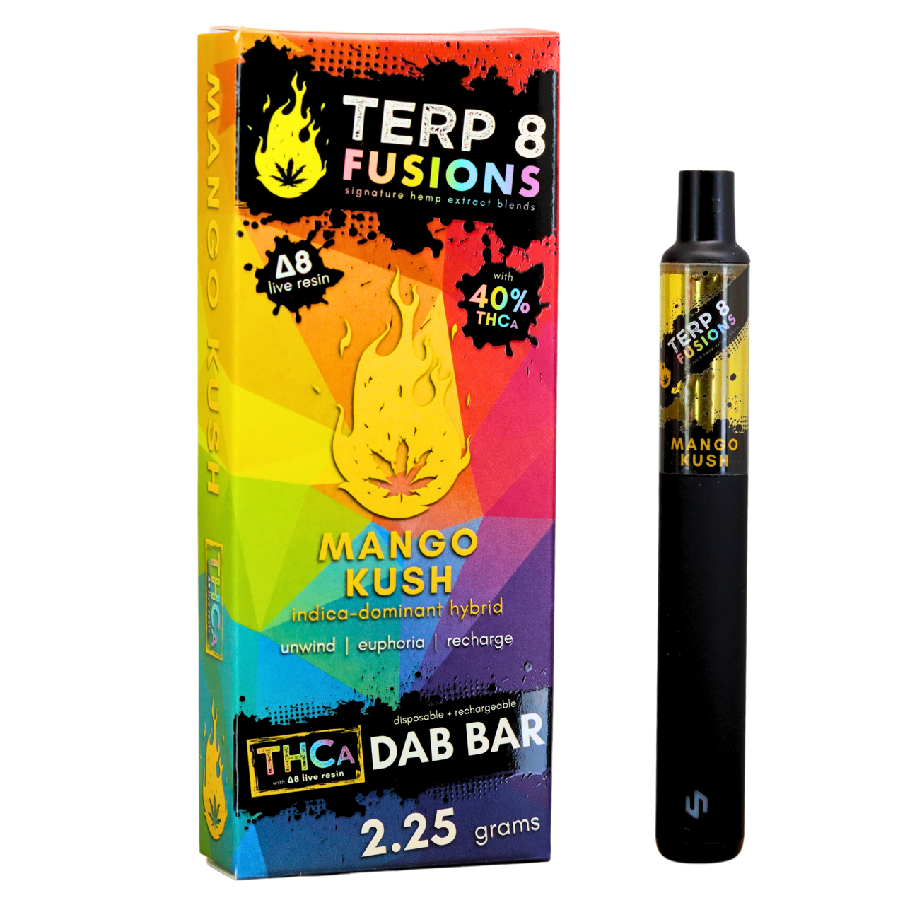 Experience Tropical Bliss with Mango Kush Live Resin Disposable Dab Bar