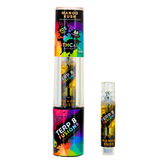 Experience Tropical Bliss with Mango Kush Live Resin THCA Cartridge