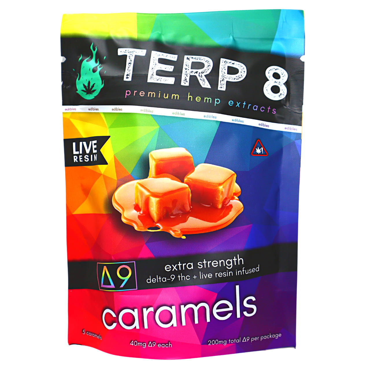 Indulge in Organic Live Resin THC Caramels for 2-3 Hours of Bliss!