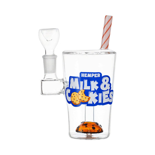 Hemper Milk and Cookies Water Pipe - 6.25"/14mm F