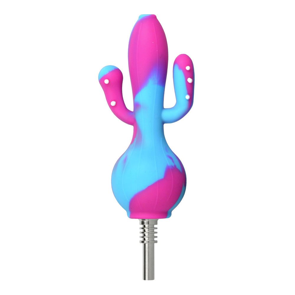 Cactus Silicone Dab Straw - 5.8" / Colors Vary