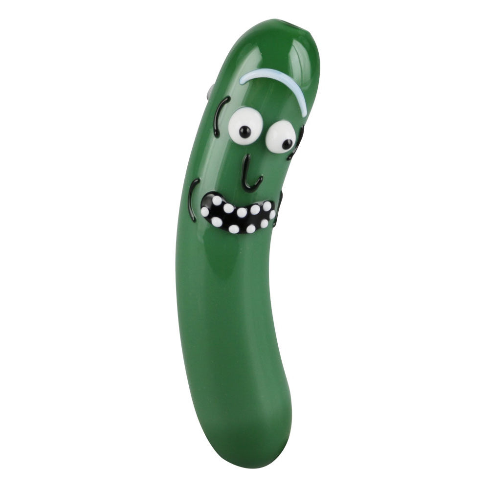 Get Sassy with the Vibrant 4.5 Richard the Pickle Hand Pipe