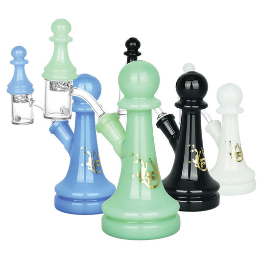 Get your Game On with the Chess Pawn Dab Rig in Vibrant Colors Vary