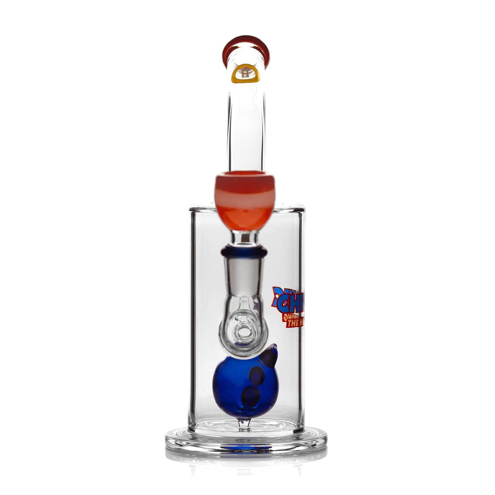 Colorful HEMPER Chronic Bong with a spherical chamber, perfect to buy Delta 8