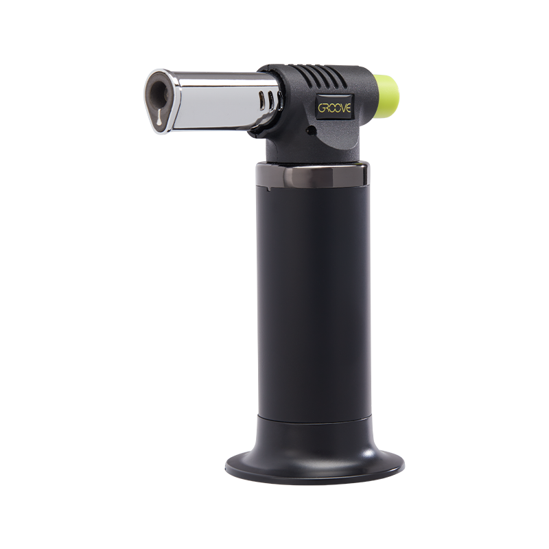 Handheld Groove Spark Butane Torch with adjustable flame for all your lighting needs