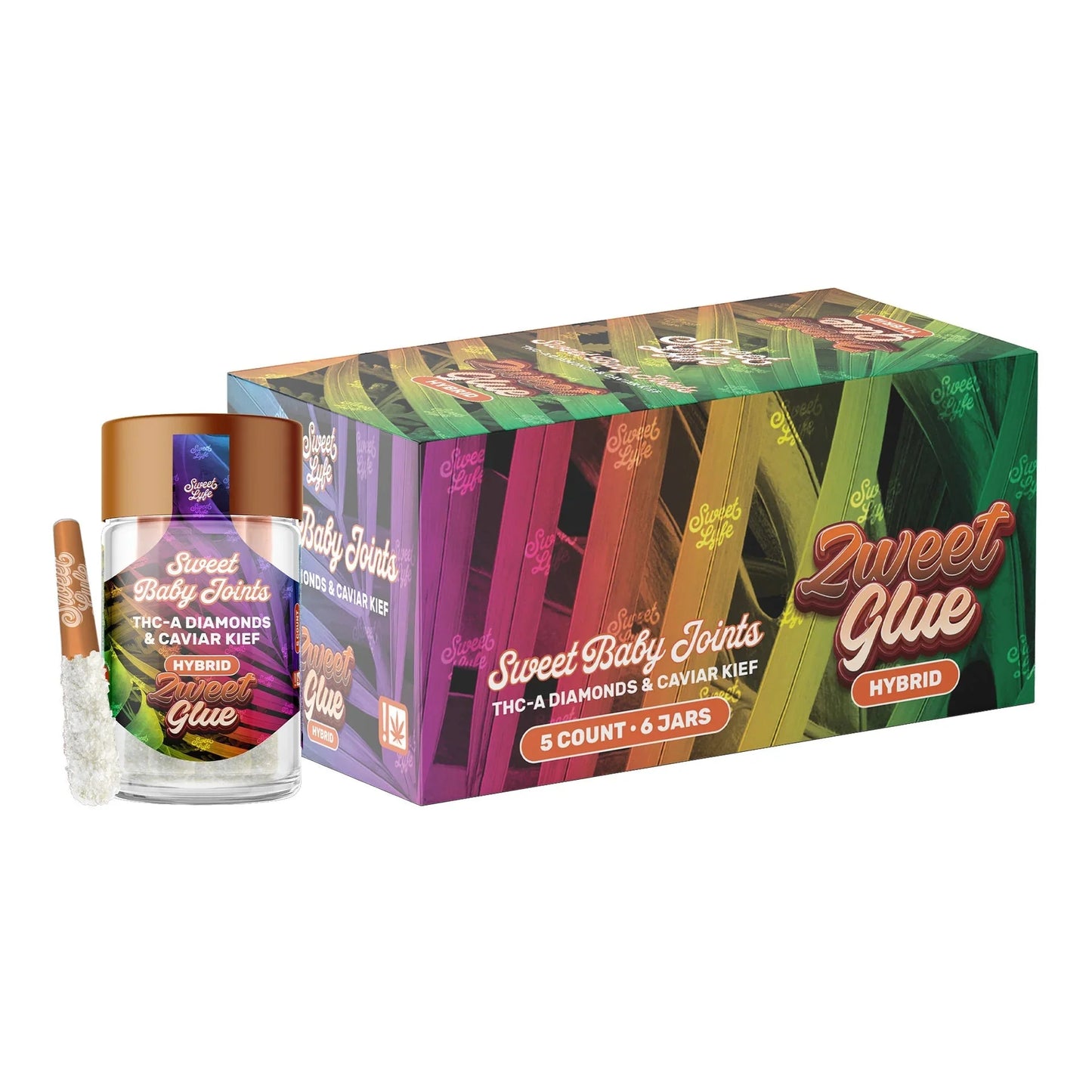 Indulge in Sweet Baby Joints: THC-A Diamonds & Caviar Delight - 6 Pack