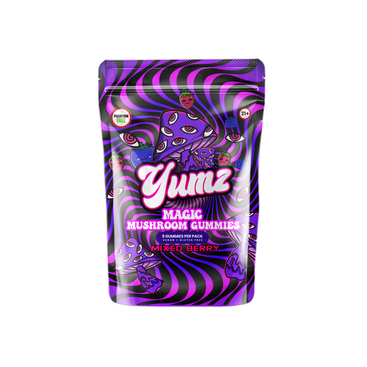 Indulge in YUMZ Mixed Berry Mushroom Gummies for a Flavor Explosion