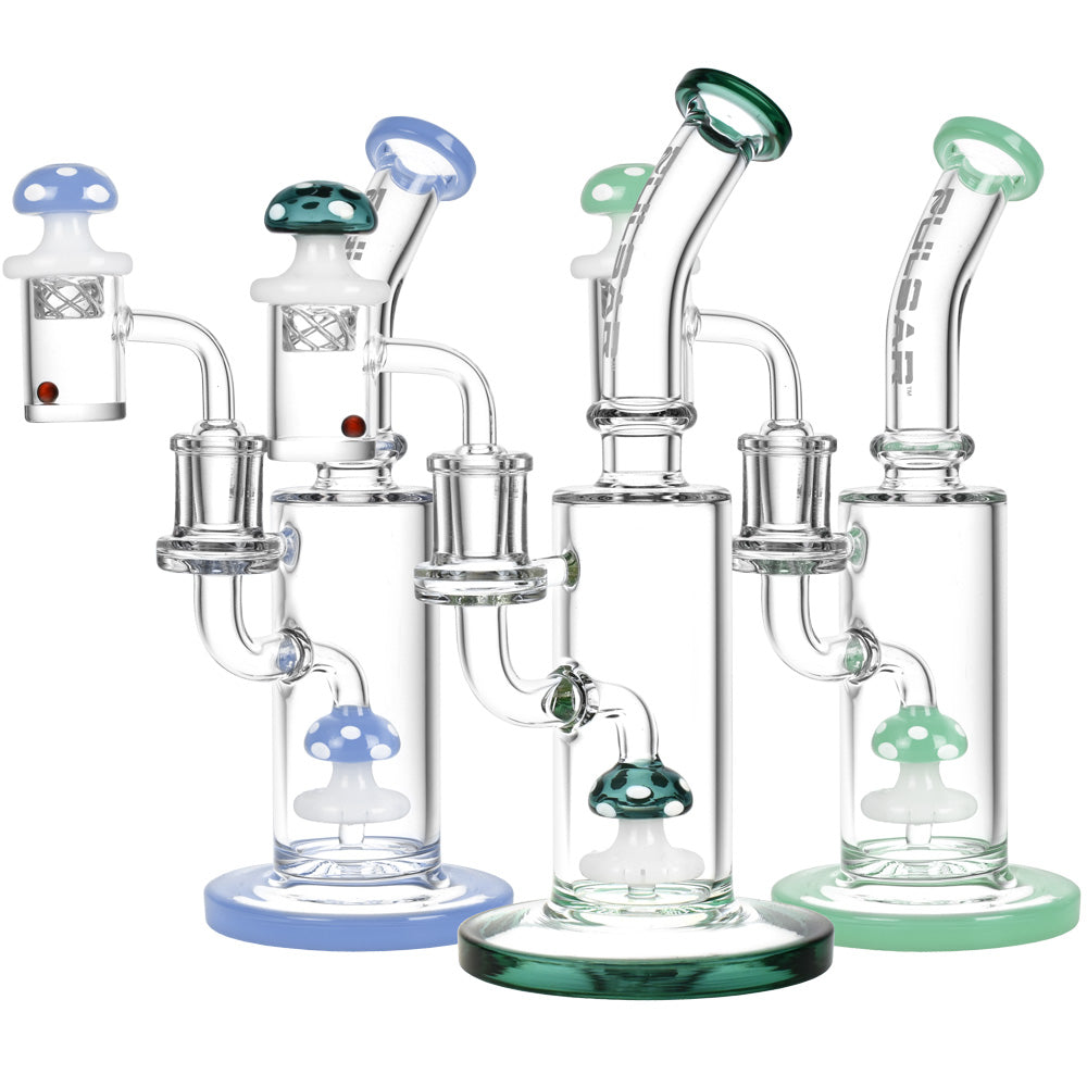 Mushroom Oil Rig with Carb Cap - Colors Vary Buy Delta 8