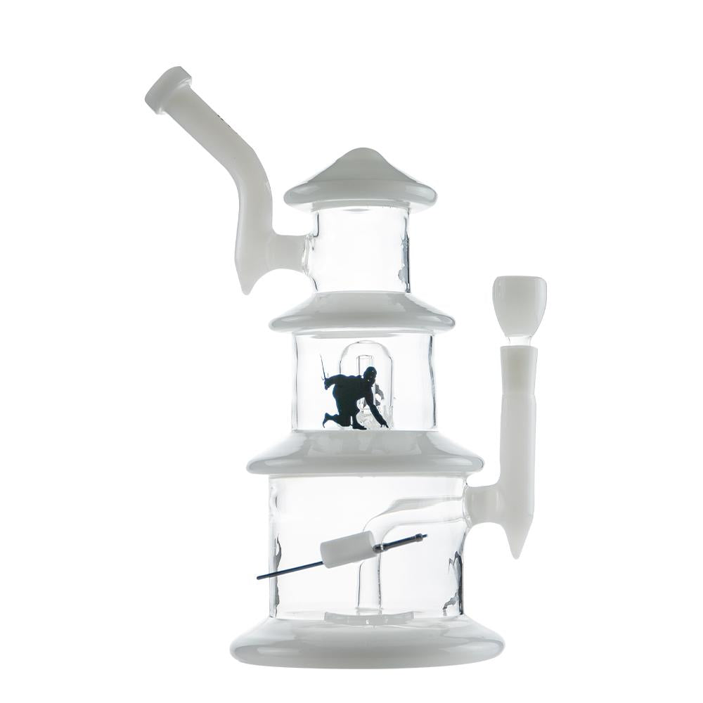 Unleash Big Dabs with the XL Hemper Ninja Rig Double Percolator