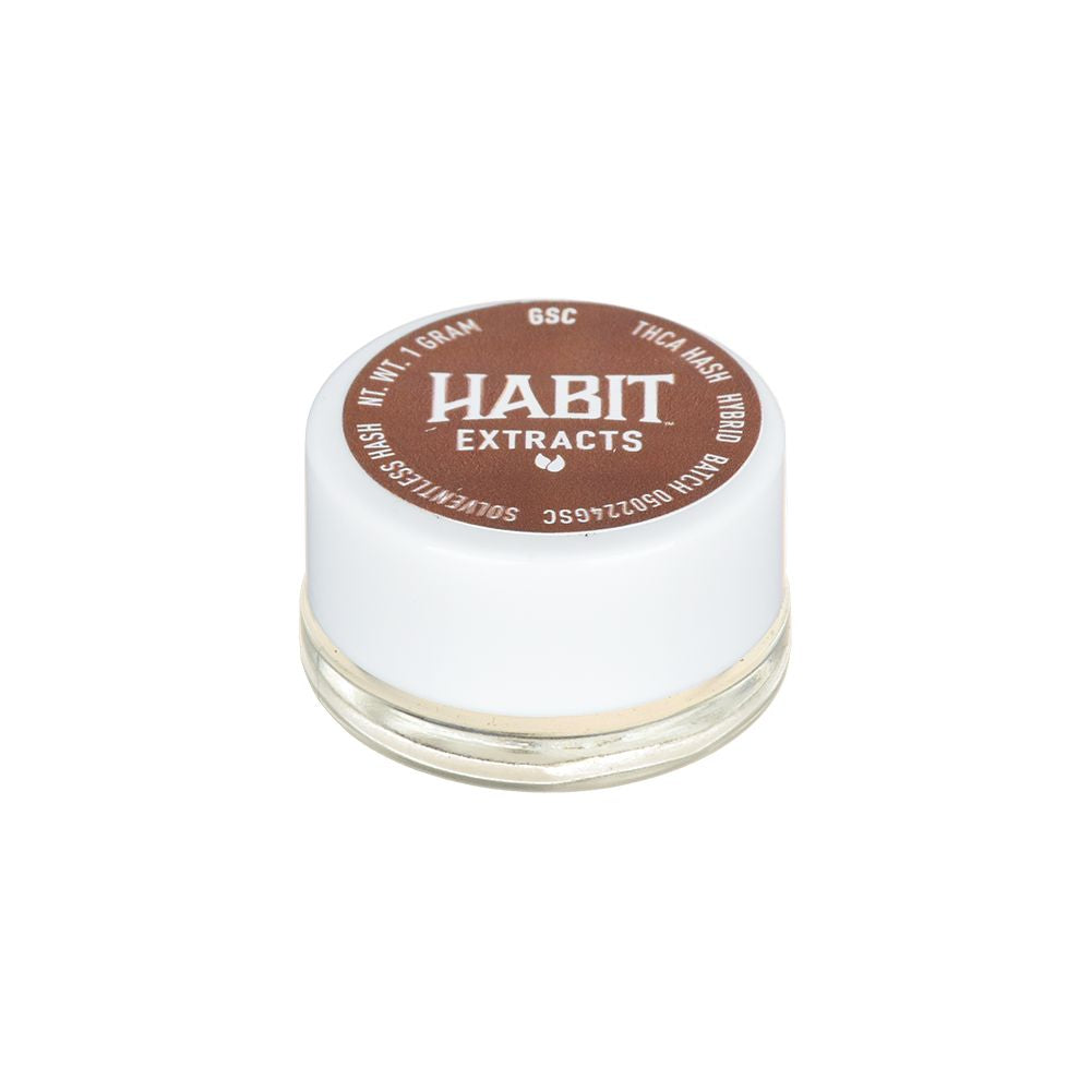 Unleash Bliss with Habit THCA Bubble Hash for an Irresistible Day! - GSC | Hybrid