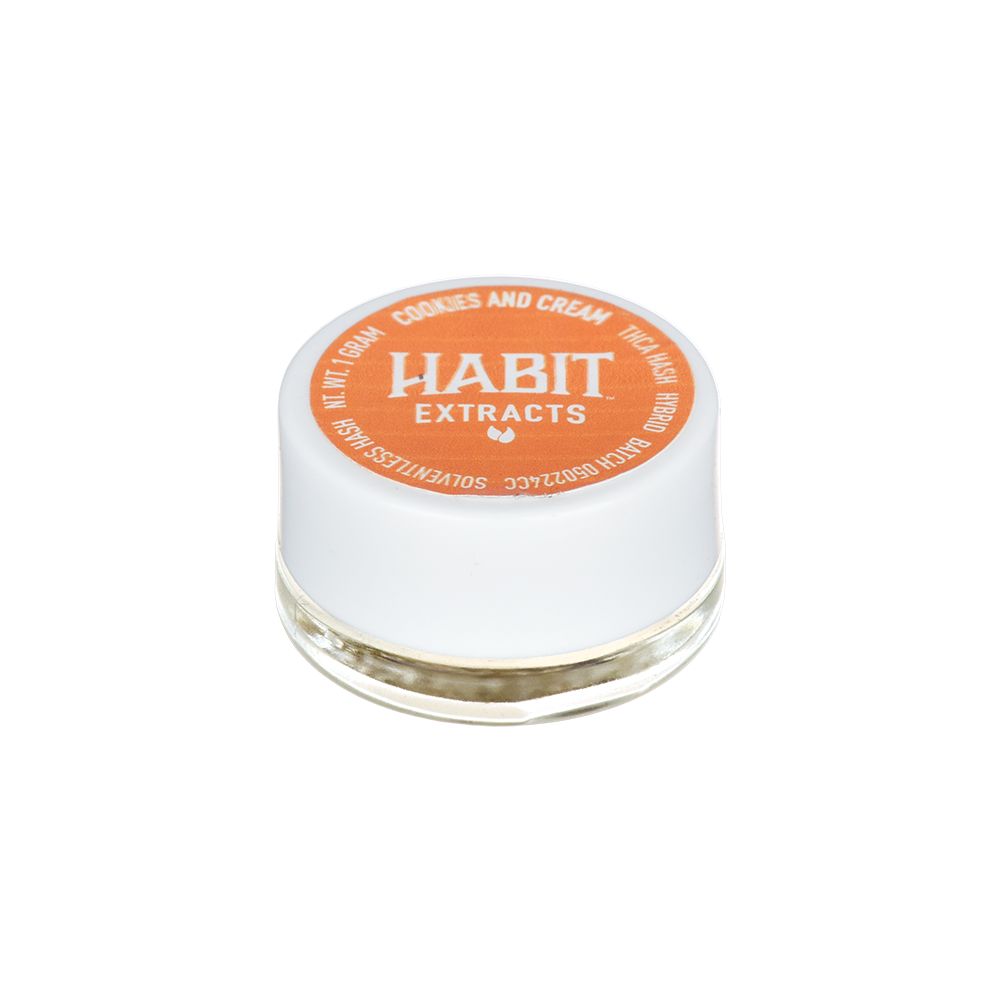 Unleash Bliss with Habit THCA Bubble Hash for an Irresistible Day! - Cookies & Cream | Hybrid