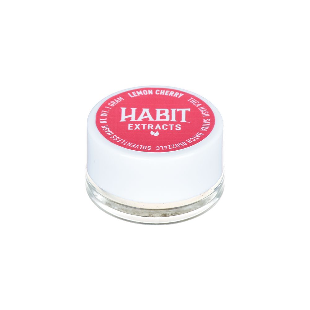 Unleash Bliss with Habit THCA Bubble Hash for an Irresistible Day! - Lemon Cherry | Sativa