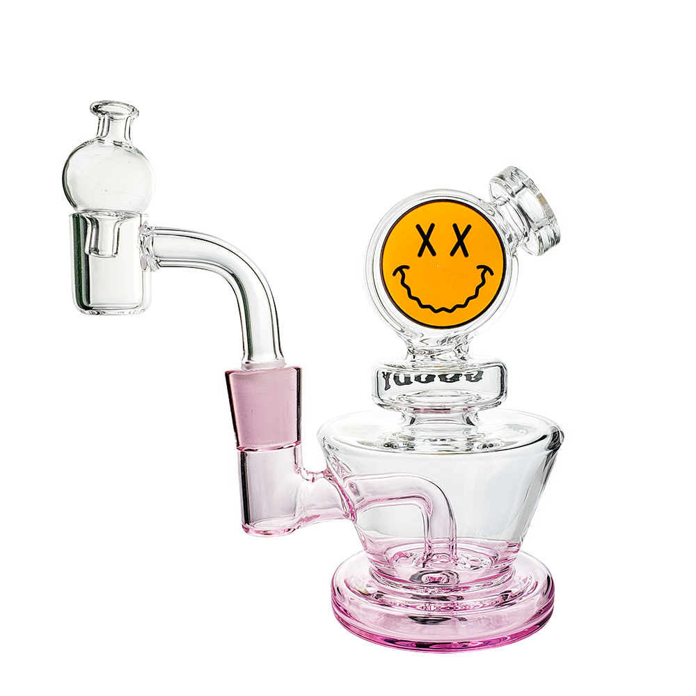 Unleash Flavor with Goody Glass Mini Rigs for Big Hits - Pink