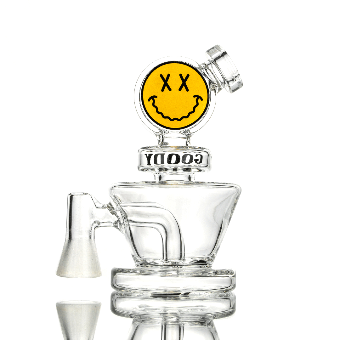 Unleash Flavor with Goody Glass Mini Vape Rigs for Big Face Hits! - Clear