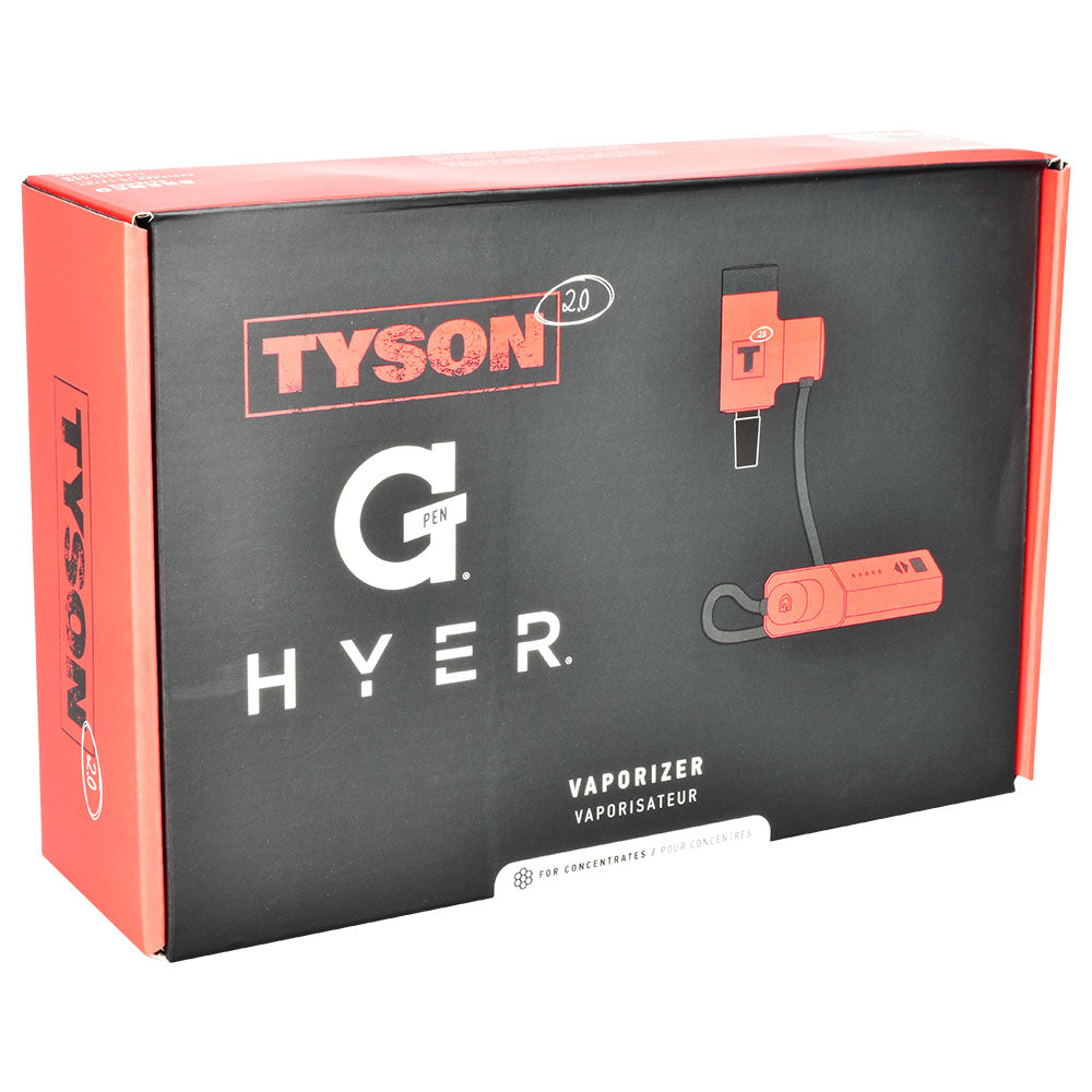 Product packaging for the TYSON 2.0 x G Pen electric dab rig showcasing ultimate flavor