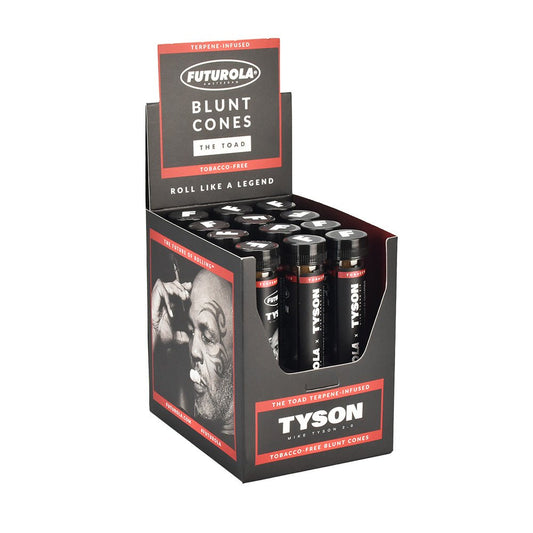 12PC DISP - Futurola x Tyson 2.0 Terp Infused Pre Rolled Cone - The DopeSpot.Store