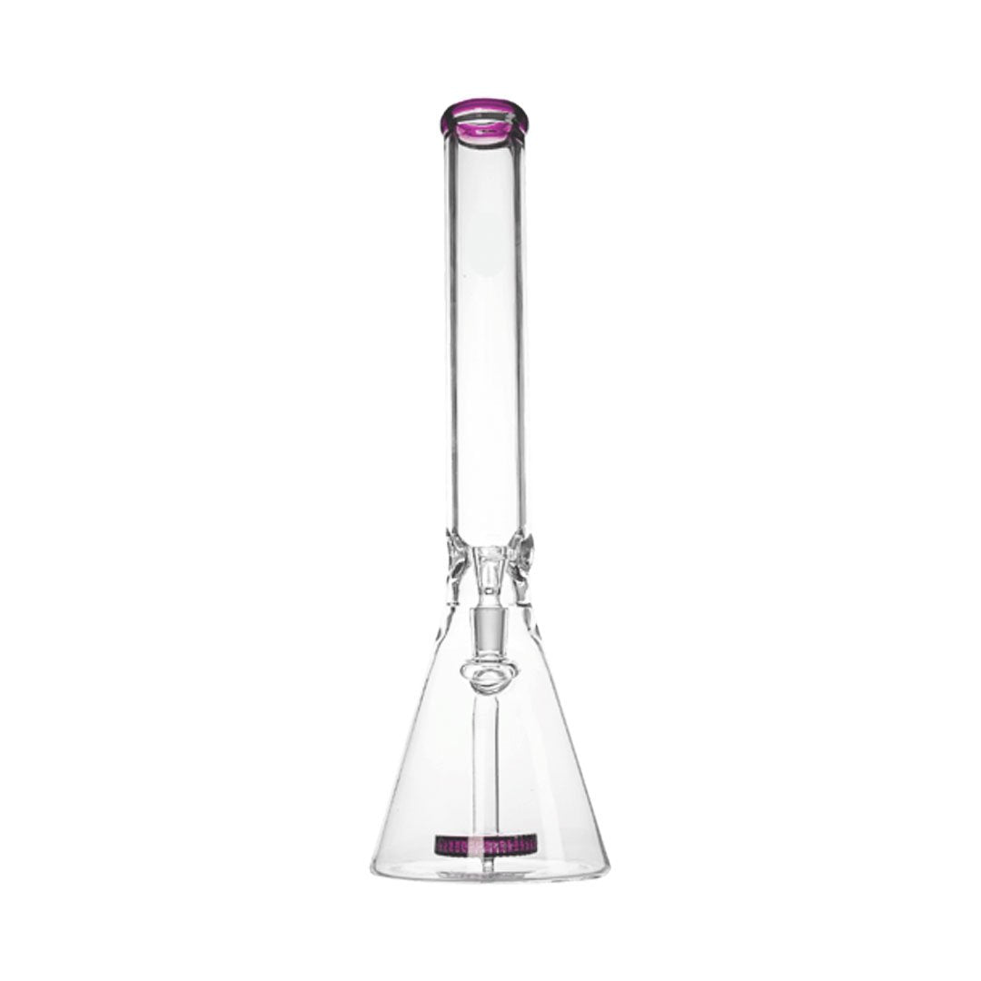 Glass Hemper Beast Bong with purple accents for smooth, ultimate hits