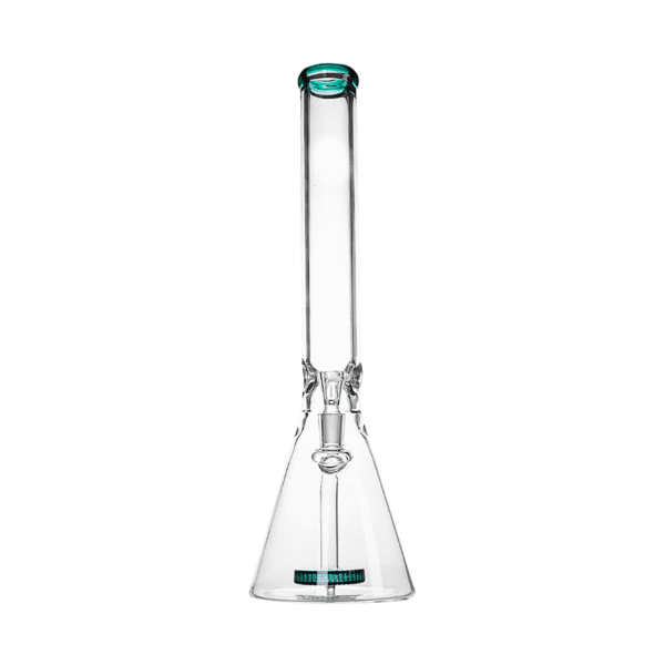 Glass Hemper Beast Bong with a tall straight neck and stylish conical base