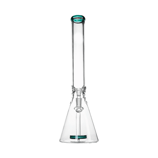 Glass Hemper Beast Bong with a tall straight neck and stylish conical base