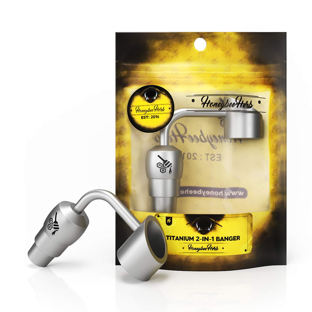 Upgrade Your Dabbing Game with Honeybee Herb Dab Nail Magic - Titanium 2-IN-1