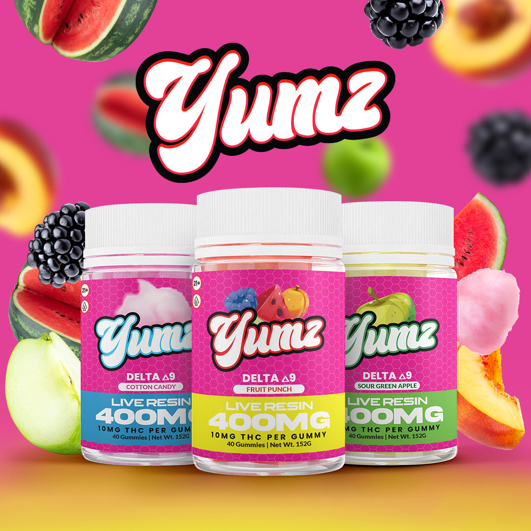 YUMZ Delta 9 THC Gummies: Indulge in Cotton Candy Bliss and Relaxation!