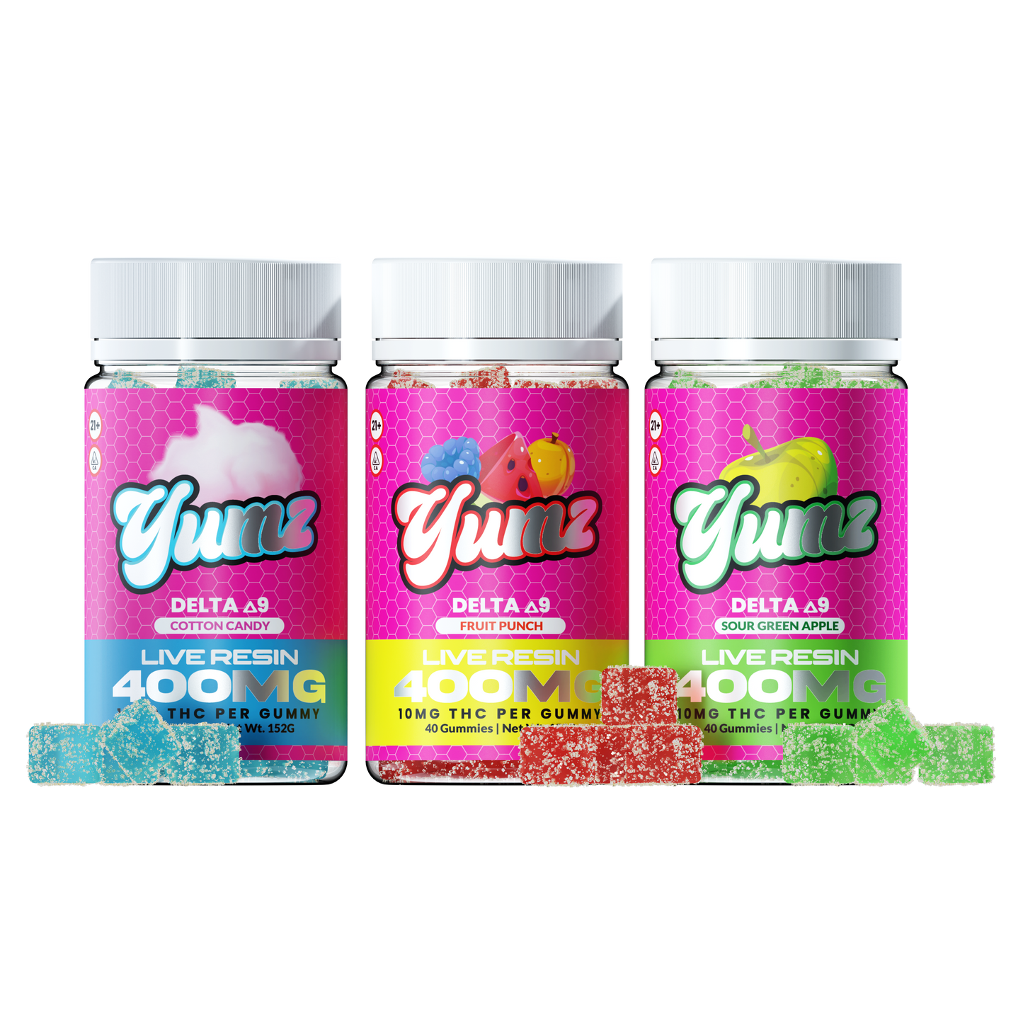 YUMZ Delta 9 THC Gummies: Indulge in Cotton Candy Bliss and Relaxation!