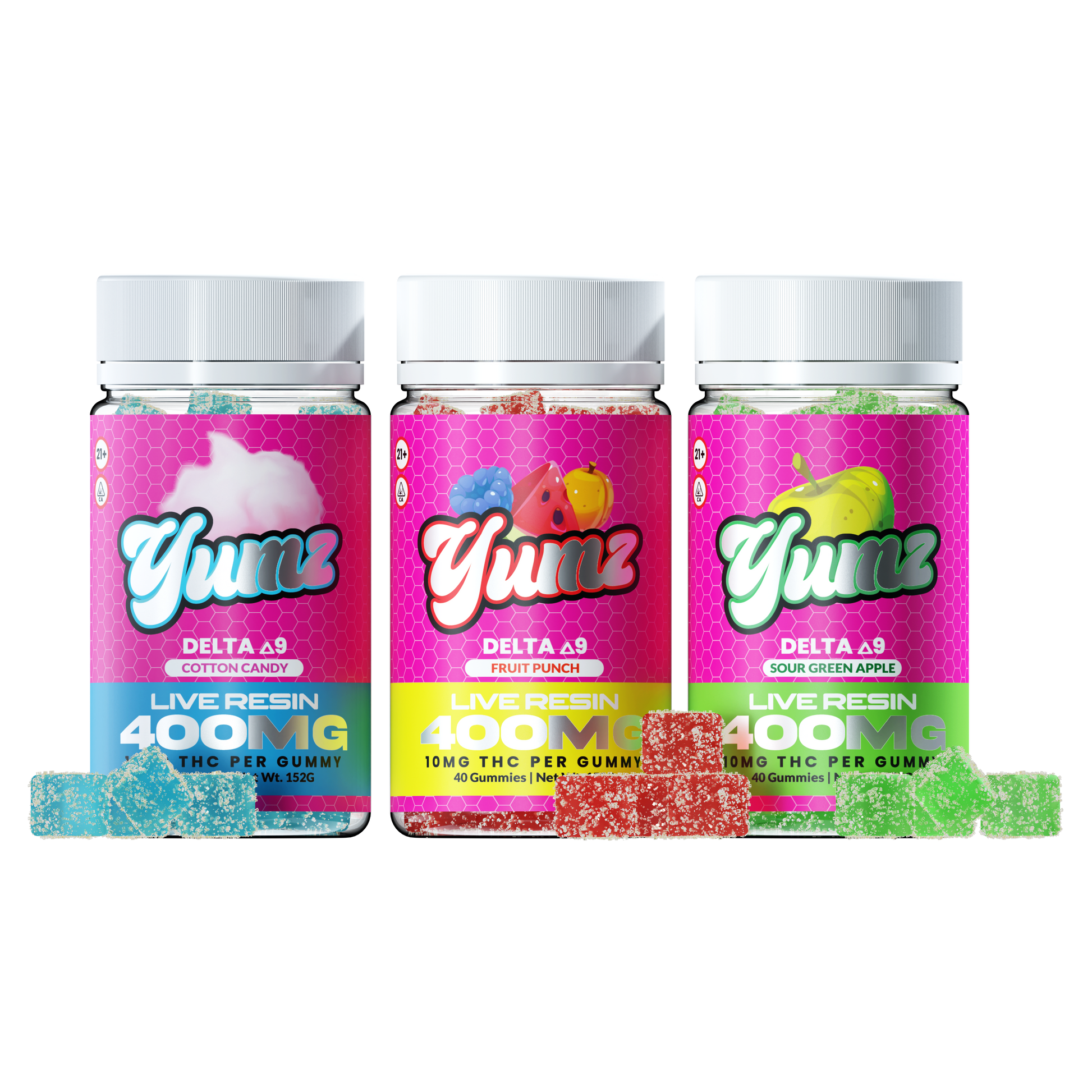 YUMZ Delta 9 THC Gummies: Indulge in Cotton Candy Bliss and Relaxation!