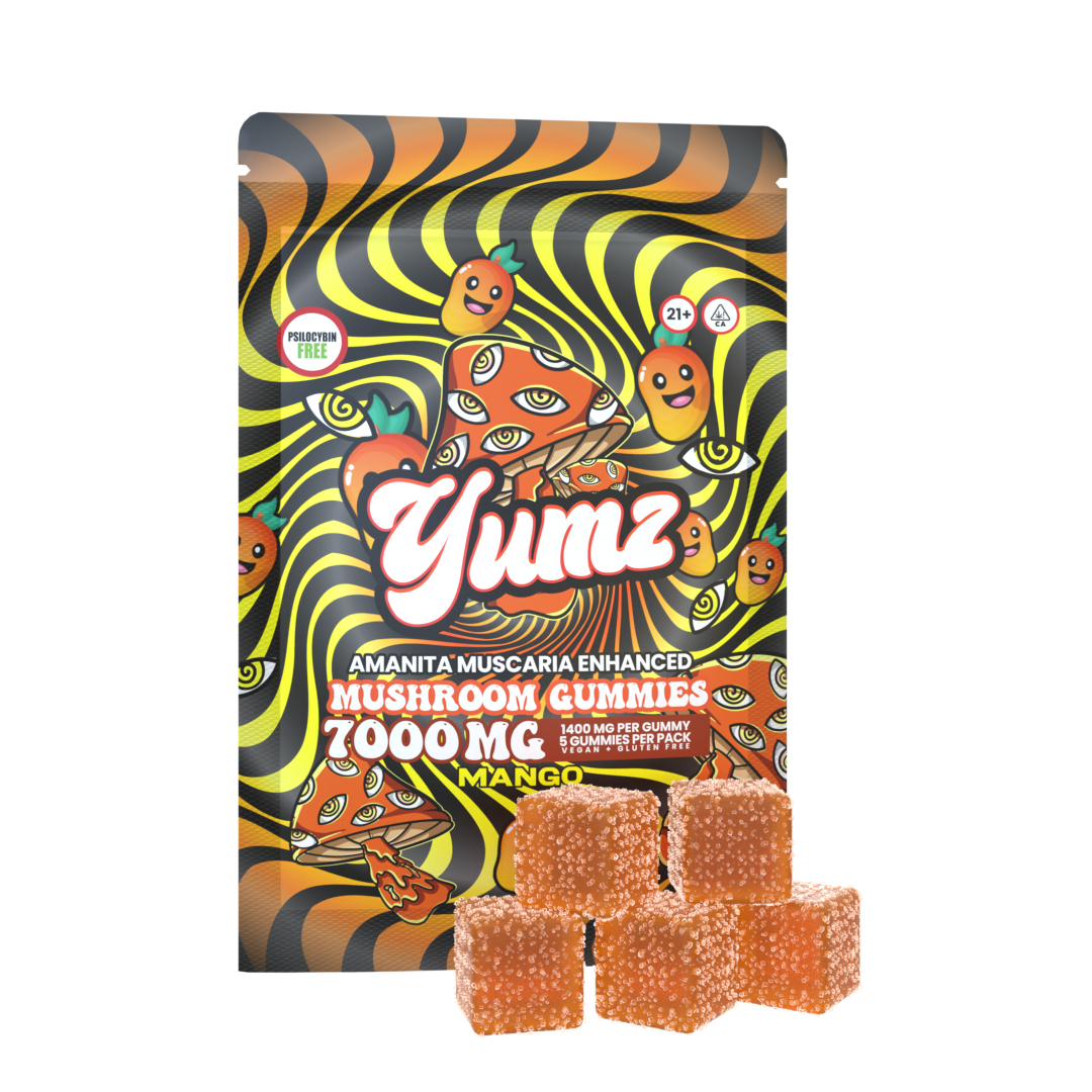 YUMZ Mango Mushroom Gummies: Taste the Tropical Bliss Today